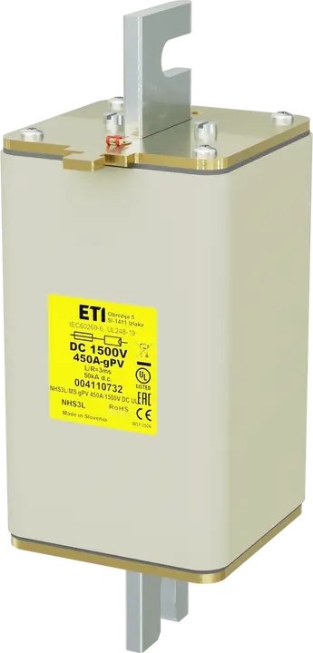 Bild von NHS3L/MS gPV 450A/1500V DC UL