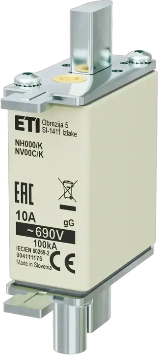 Bild von NH000/K gG 10A/690V