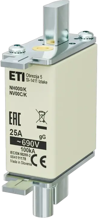 Bild von NH000/K gG 25A/690V