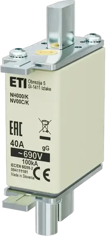 Bild von NH000/K gG 40A/690V