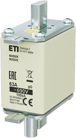 Bild von NH00/K gG 63A/690V