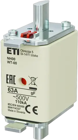 Bild von NH00 gF 63A/500V