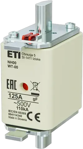 Bild von NH00 gF 125A/500V