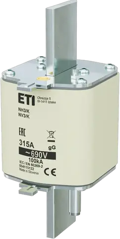 NH3/K gG 315A/690V