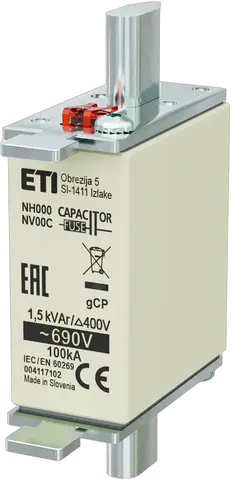 Bild von NH000 gCP 1,5kVAr/690V