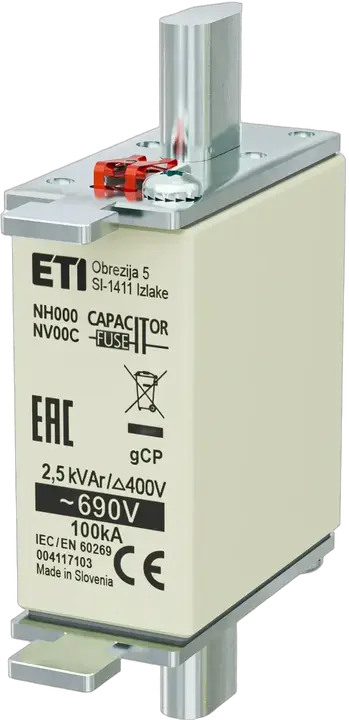 Bild von NH000 gCP 2,5kVAr/690V