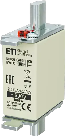 Bild von NH000 gCP 2,5kVAr/690V