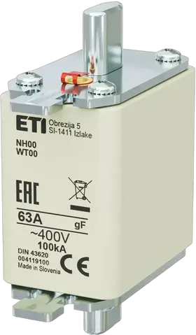 Bild von NH00 gF 63A/400V