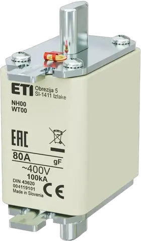 Bild von NH00 gF 80A/400V