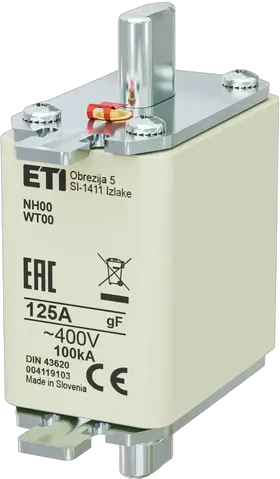 Bild von NH00 gF 125A/400V