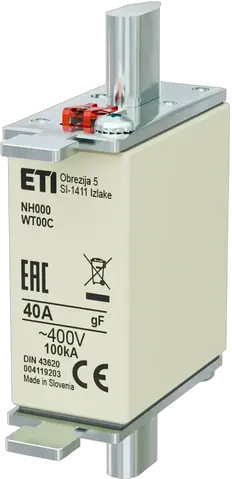 Bild von NH000 gF 40A/400V