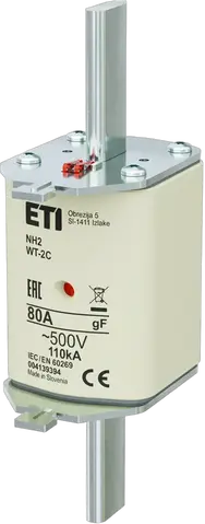 NH2C gF 80A/500V