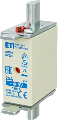 Bild von NH000 gG 25A/400V