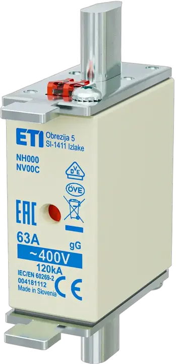 Bild von NH000 gG 63A/400V