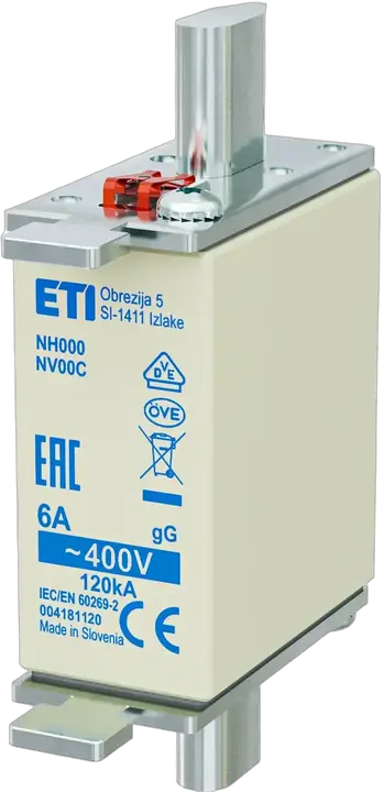 Bild von NH000 gG 6A/400V korr.