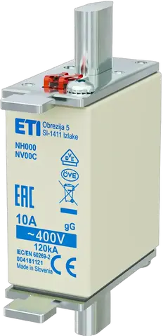 NH000 gG 10A/400V korr.