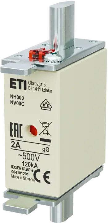 Bild von NH000 gG 2A/500V