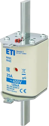 NH2C gG 25A/400V