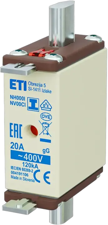 Bild von NH000/I gG 20A/400V