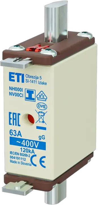 Bild von NH000/I gG 63A/400V