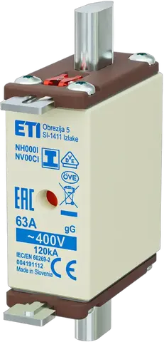 NH000/I gG 63A/400V