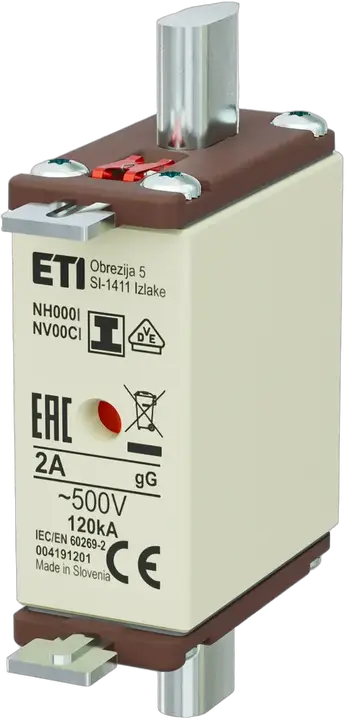 Bild von NH000/I gG 2A/500V