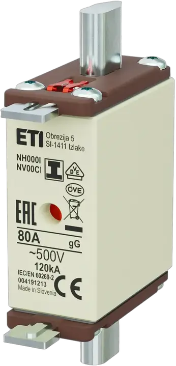 Bild von NH000/I gG 80A/500V