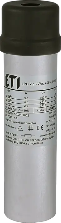 Bild von LPC 2,5 kVAr, 400V, 50Hz