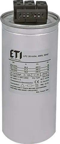 LPC 20 kVAr, 400V, 50Hz