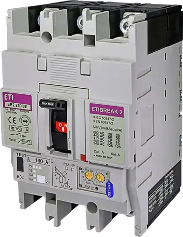 EB2 250/3E 160A 3p
