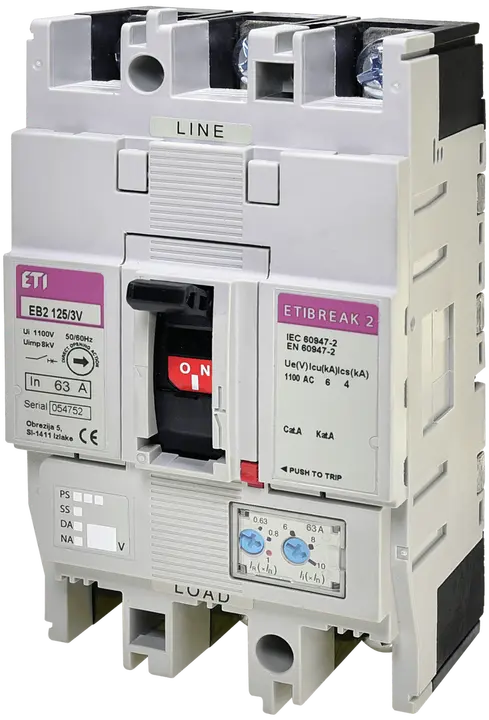 Bild von EB2 125/3V 63A 3p 1100V