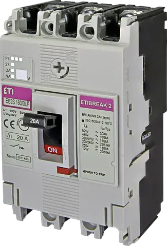 EB2S 160/3LF 20A 3p