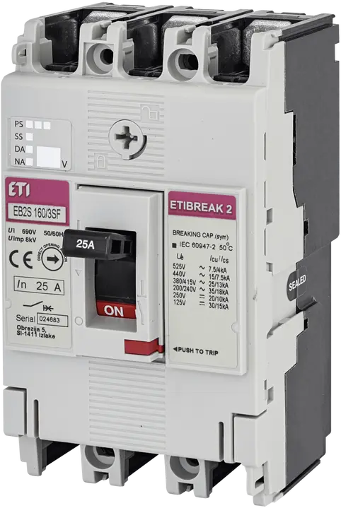 Bild von EB2S 160/3SF 25A 3p