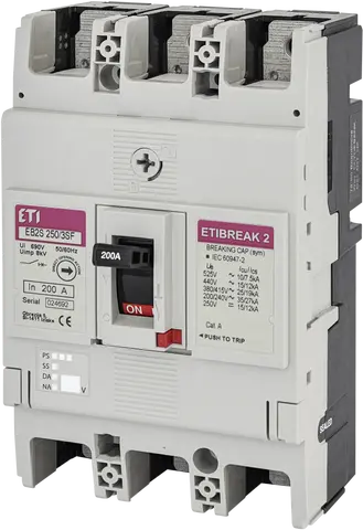 EB2S 250/3SF 200A 3p