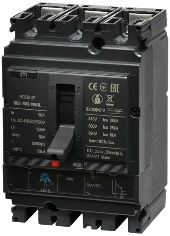 Bild von NBS-TMS 100/3L  20A 3P