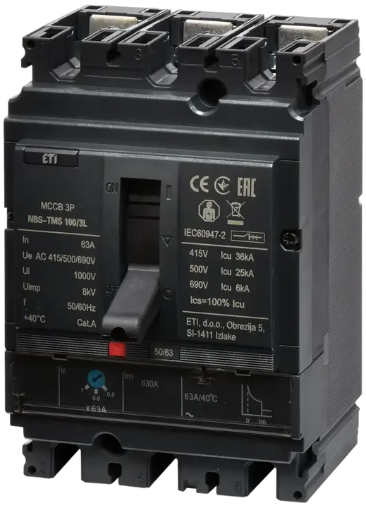 Bild von NBS-TMS 100/3L  63A 3P