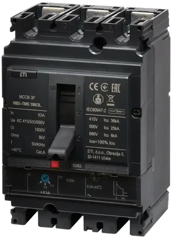 Bild von NBS-TMS 100/3L  63A 3P