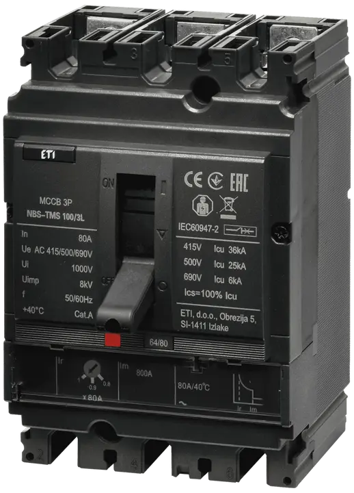 Bild von NBS-TMS 100/3L  80A 3P