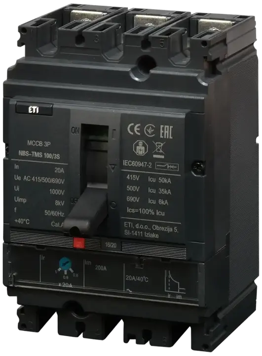 Bild von NBS-TMS 100/3S  20A 3P