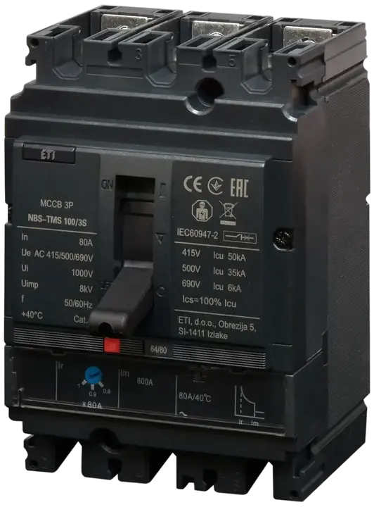 Bild von NBS-TMS 100/3S  80A 3P