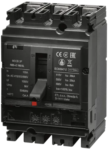 NBS-E 100/3L 100A 3P