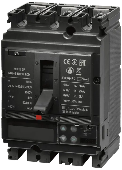 Bild von NBS-E 100/3L LCD 100A 3P