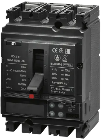 NBS-E 100/3S LCD 100A 3P