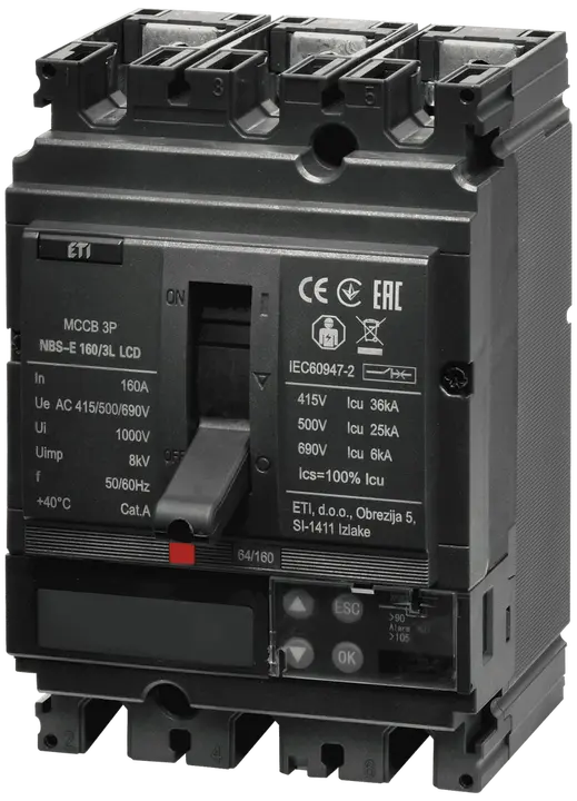 Bild von NBS-E 160/3L LCD 160A 3P