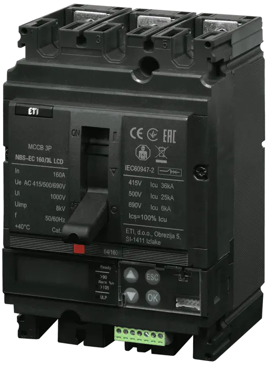 Bild von NBS-EC 160/3L LCD 160A 3P