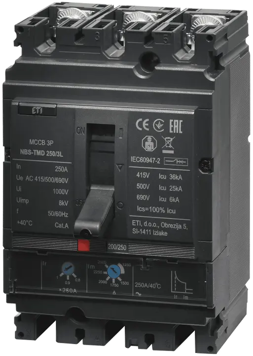Bild von NBS-TMD 250/3L 250A 3P