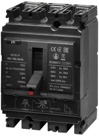 NBS-TMD 250/3S 200A 3P