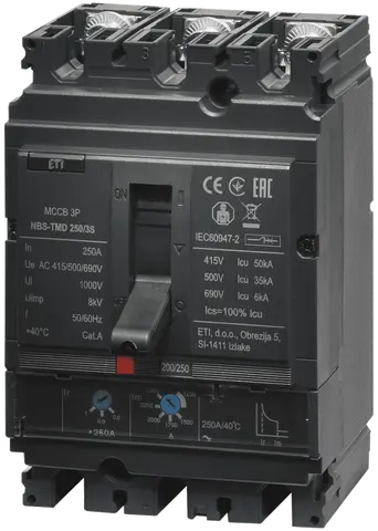 NBS-TMD 250/3S 250A 3P