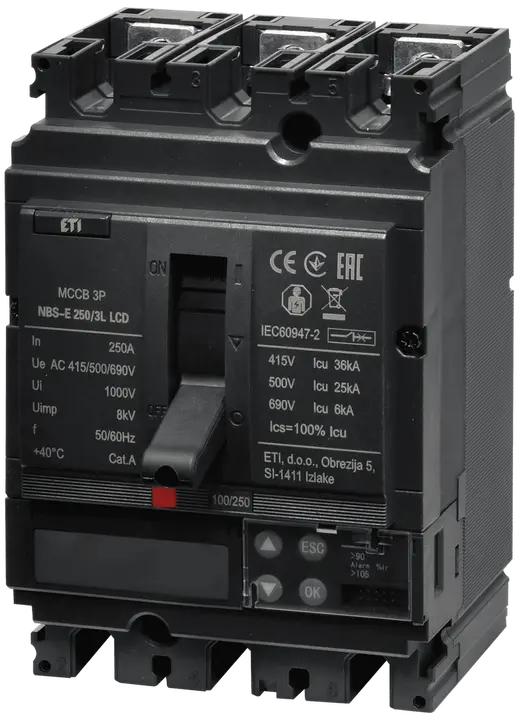 Bild von NBS-E 250/3L LCD 250A 3P