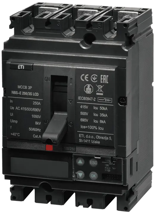 Bild von NBS-E 250/3S LCD 250A 3P